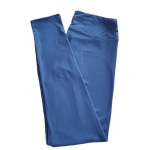 LuLaRoe O S blue high waist leggings